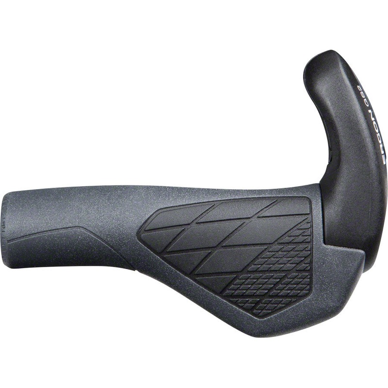 Ergon GS2 Grips – Black/Gray, Lock-On, Large
