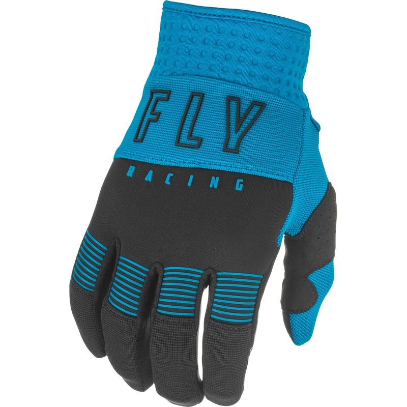 FLY RACING F-16 Gloves Blue/Black Sz 07