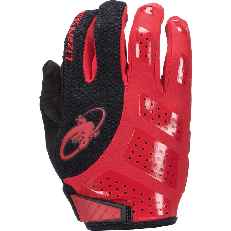 Lizard Skins Monitor SL Gel Gloves – Red/Black, Full Finger, X-Small