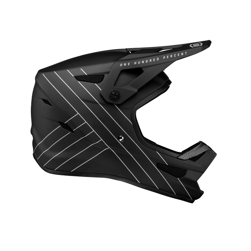 100% Status BMX Race Helmet-Essential Black Large