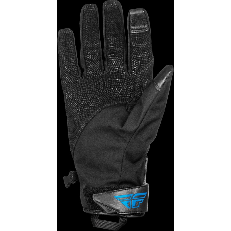 FLY RACING Title Long Gloves Blue/Black/Light Blue 3x