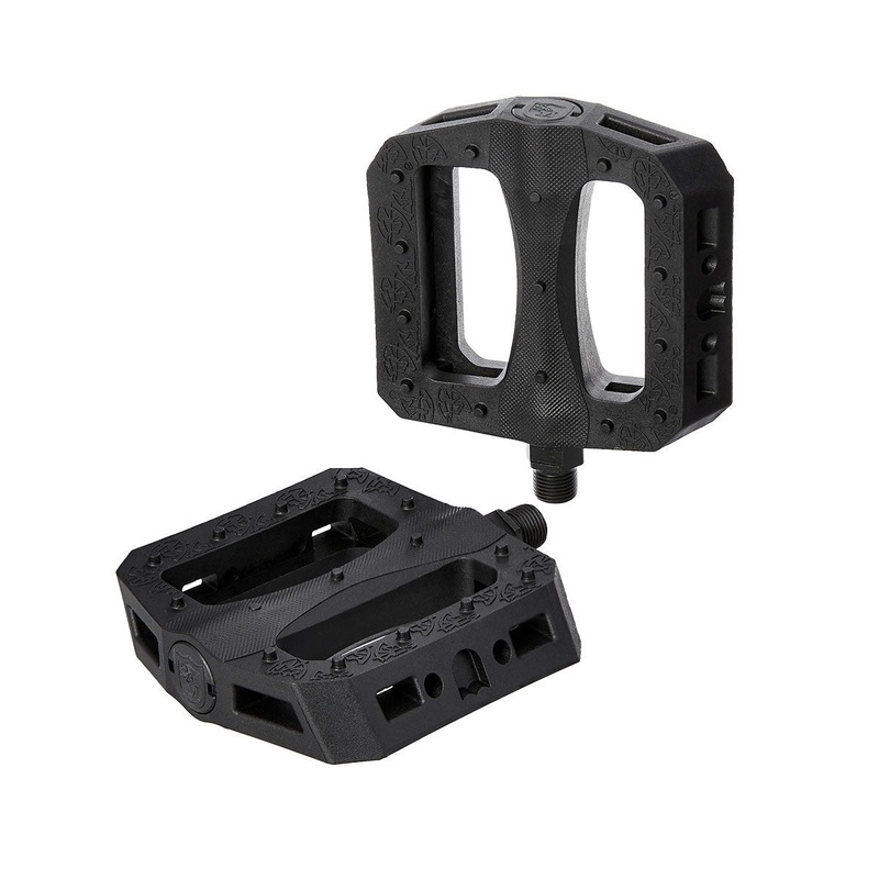 S&M Mike Hoder BTM Nylon BMX Platform Pedals – 9/16 – Black