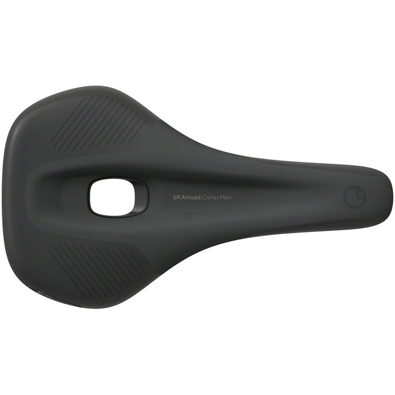 Ergon SR Allroad Comp Saddle – TiNox SL, Black, Men’s, Small/Medium