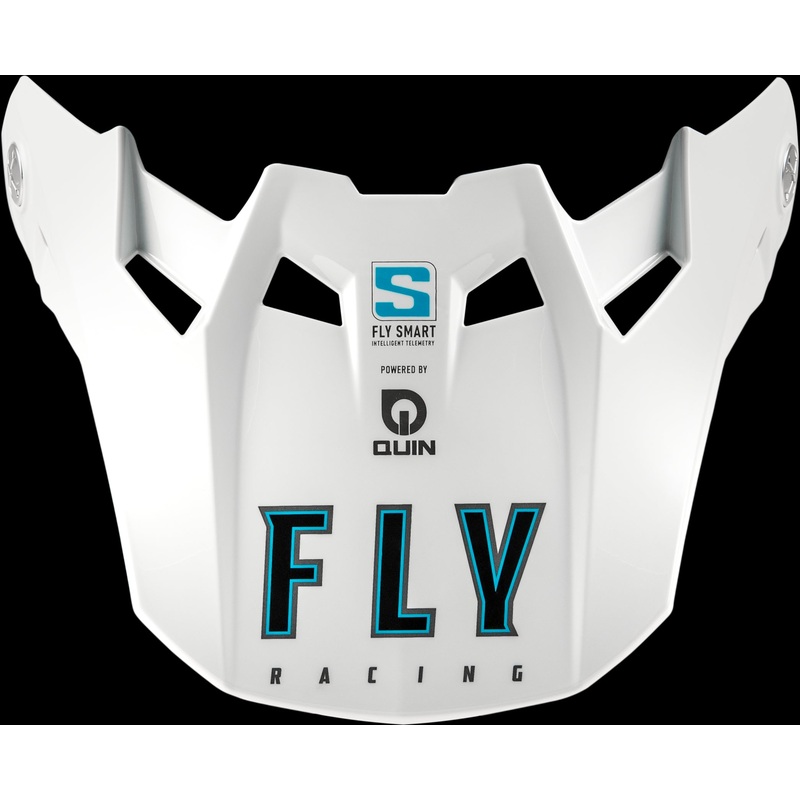 FLY RACING Formula S Carbon Solid Visor White Yl/Sm