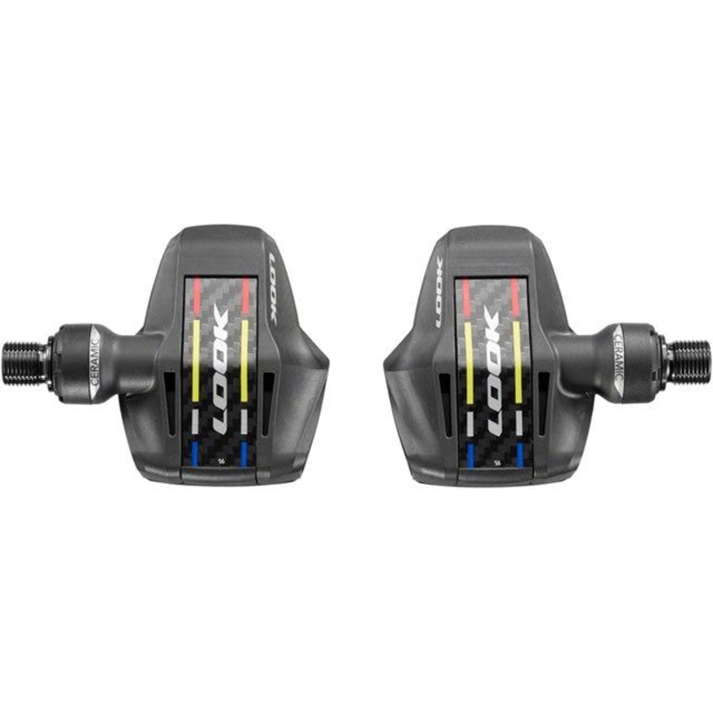 LOOK KEO BLADE CARBON CERAMIC Ti Pedals – Single Sided Clipless, Titanium, 9/16″, Black