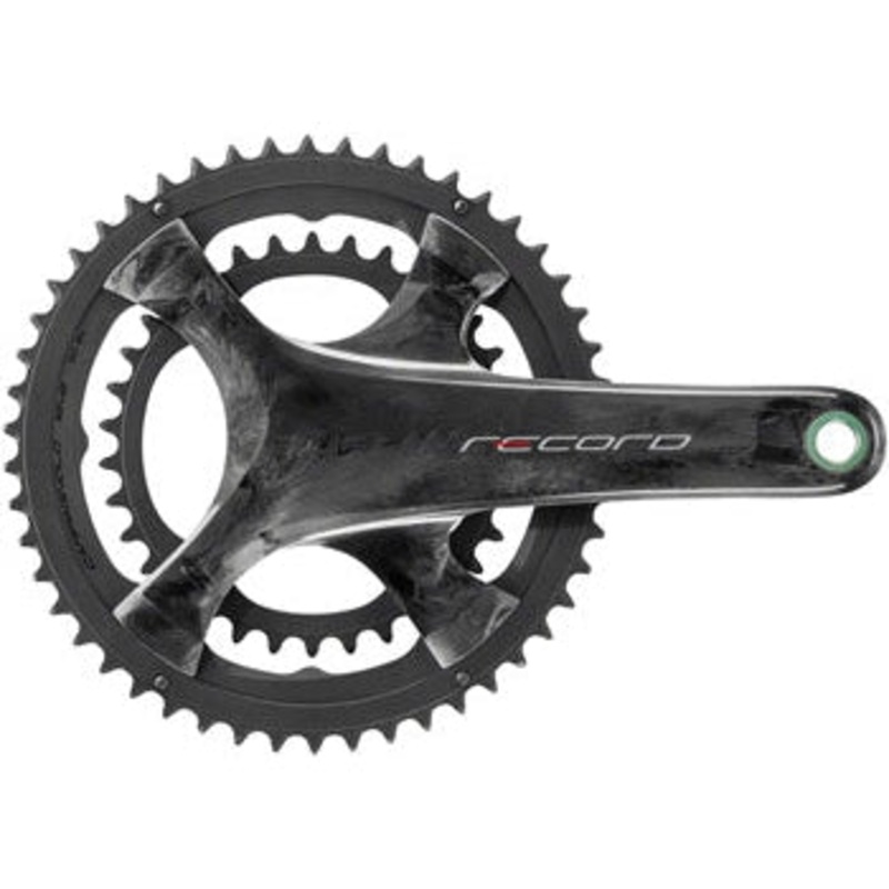 Record Bicycle Crankset – 172.5mm, 12-Speed, 50/34t, 112/146 Asymmetric BCD, Campagnolo Ultra-Torque Spindle Interface, Carbon