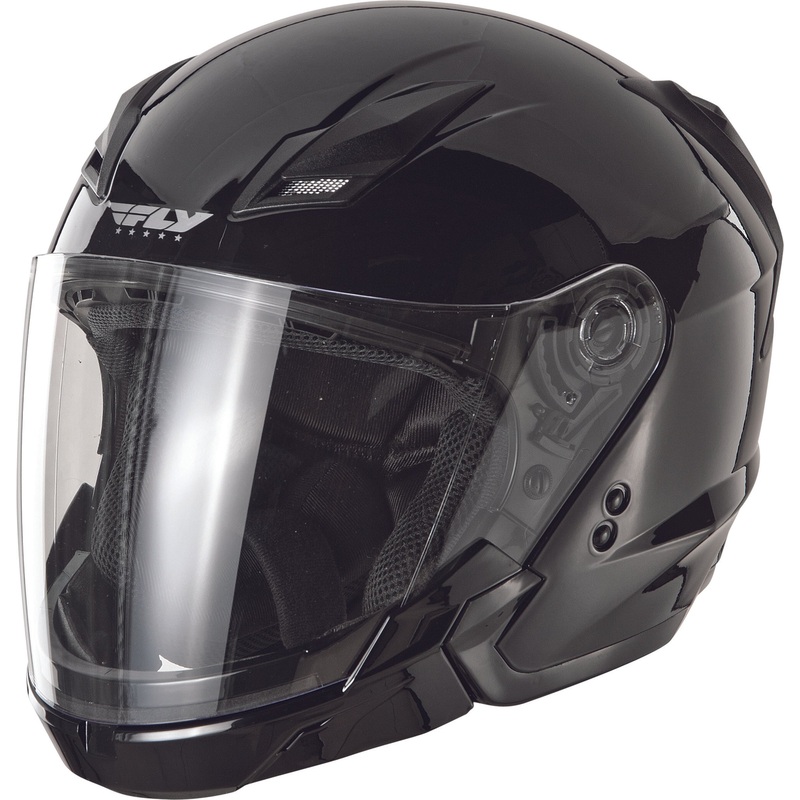 FLY RACING Tourist Solid Helmet Black Xs