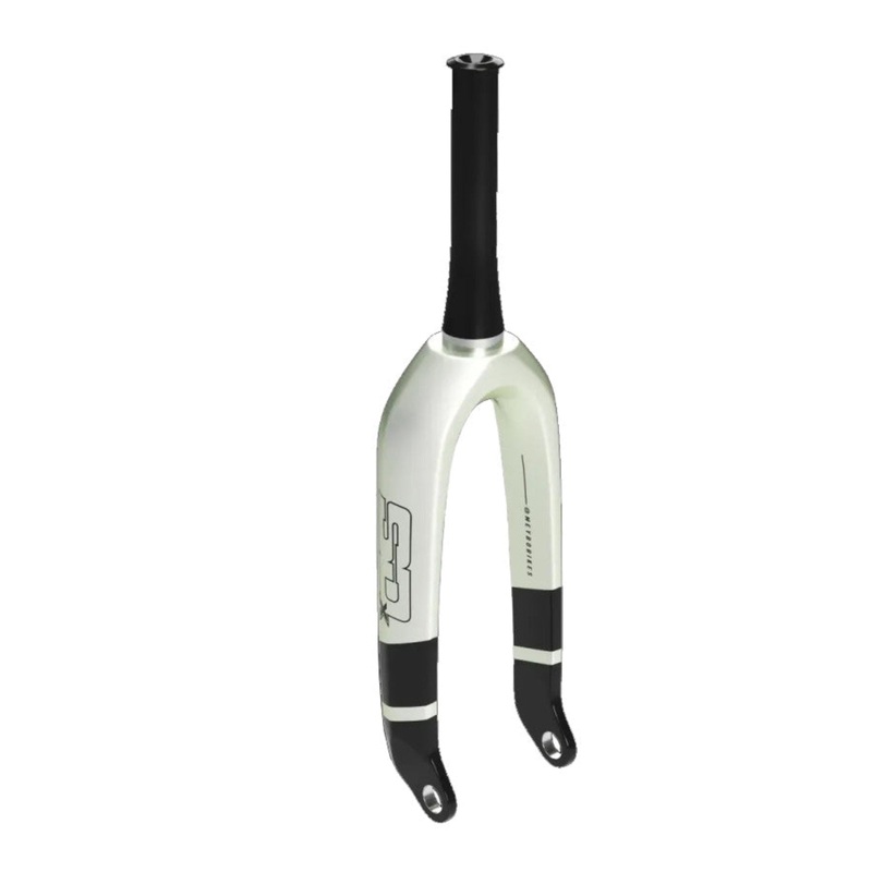 Sd Pro Tapered Carbon BMX Fork V2-20″-Black/Pearl White