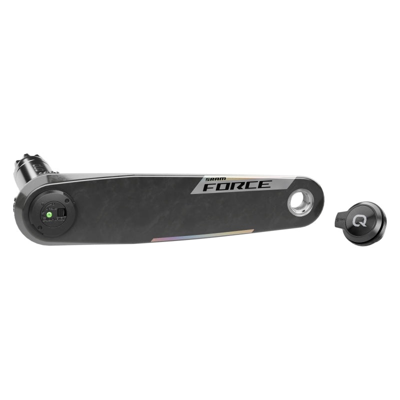 SRAM Force AXS Wide Left Crank Arm Power Meter Spindle Assembly – 175mm 12/13-Speed DUB PM Spindle Carbon E1