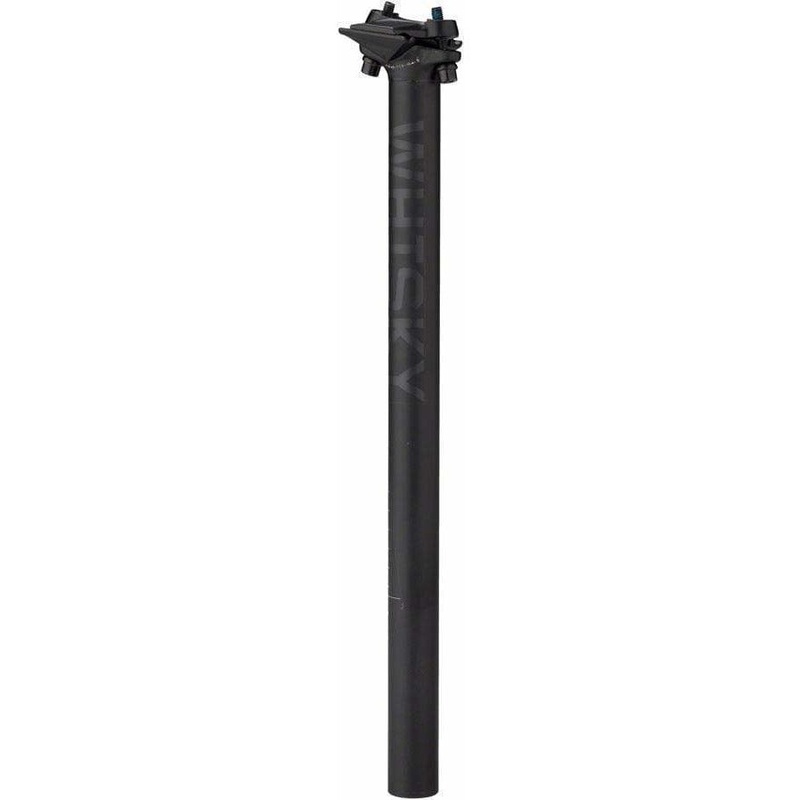 WHISKY No.7 Alloy Seatpost – 27.2 x 400mm, 0mm Offset, Matte Black 27.2mm 400mm