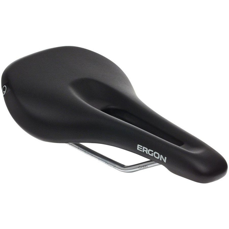 Ergon SM Saddle – Chromoly, Black, Women’s, Small/Medium S/M Black