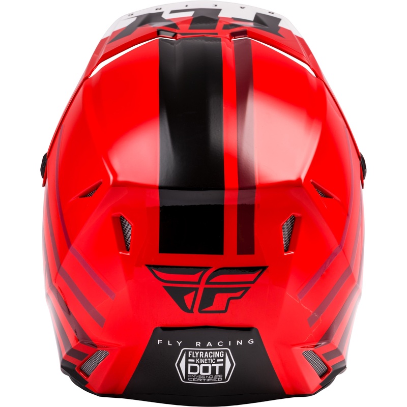 FLY RACING Kinetic Thrive Helmet Red/White/Black Lg