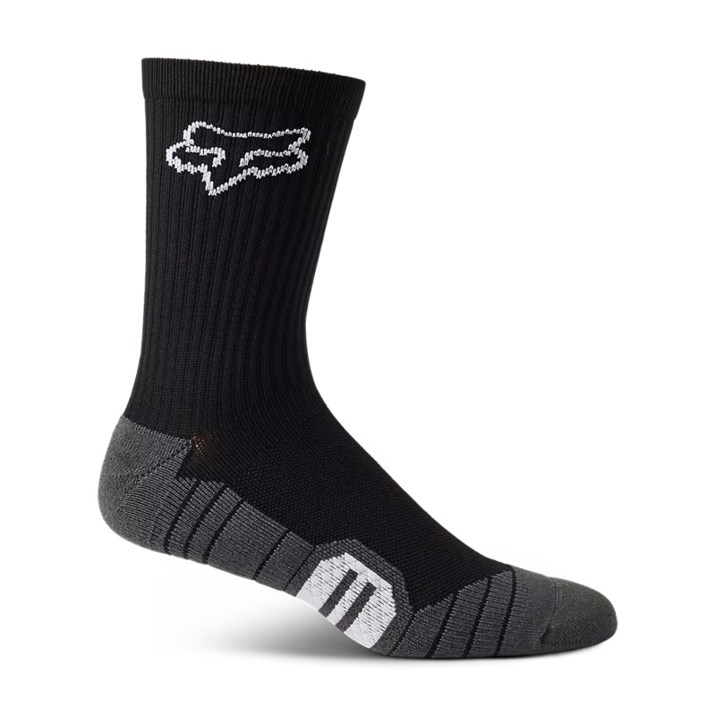 8″ Ranger Cushion Mountain Bike Socks – Black Black Small / Medium