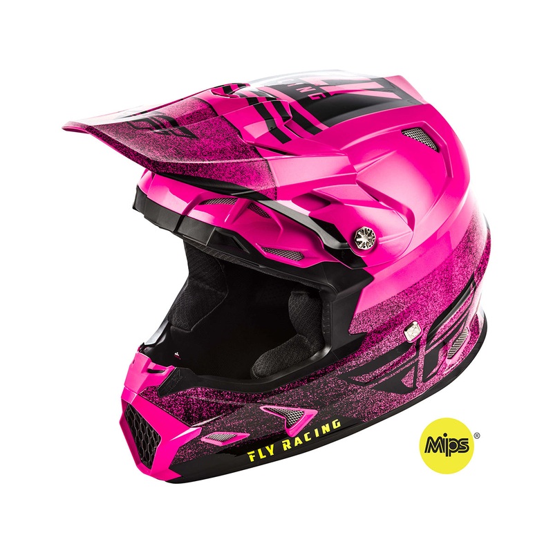 FLY RACING 2019 Toxin MIPS Embargo Helmet-Neon Pink/Black X-Small