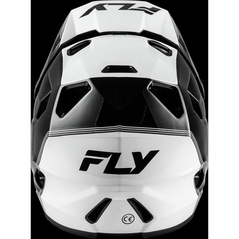 FLY RACING Rayce Repeat Bicycle Helmet Black/White Xl