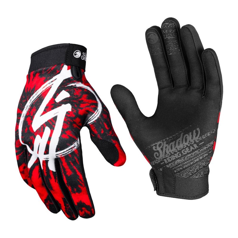 Shadow Conspire Gloves – Red Tie Dye Large