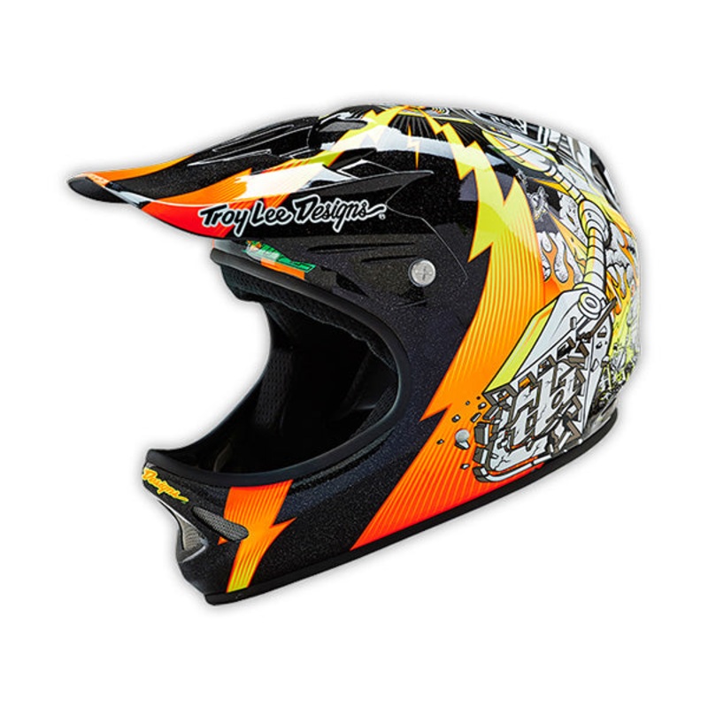 Troy Lee D2 Invade Helmet-Black X-Small/Small