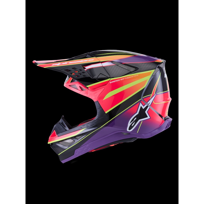 ALPINESTARS Supertech S-M10 Era Helmet Pink/Violet/Yellow Fluo Small