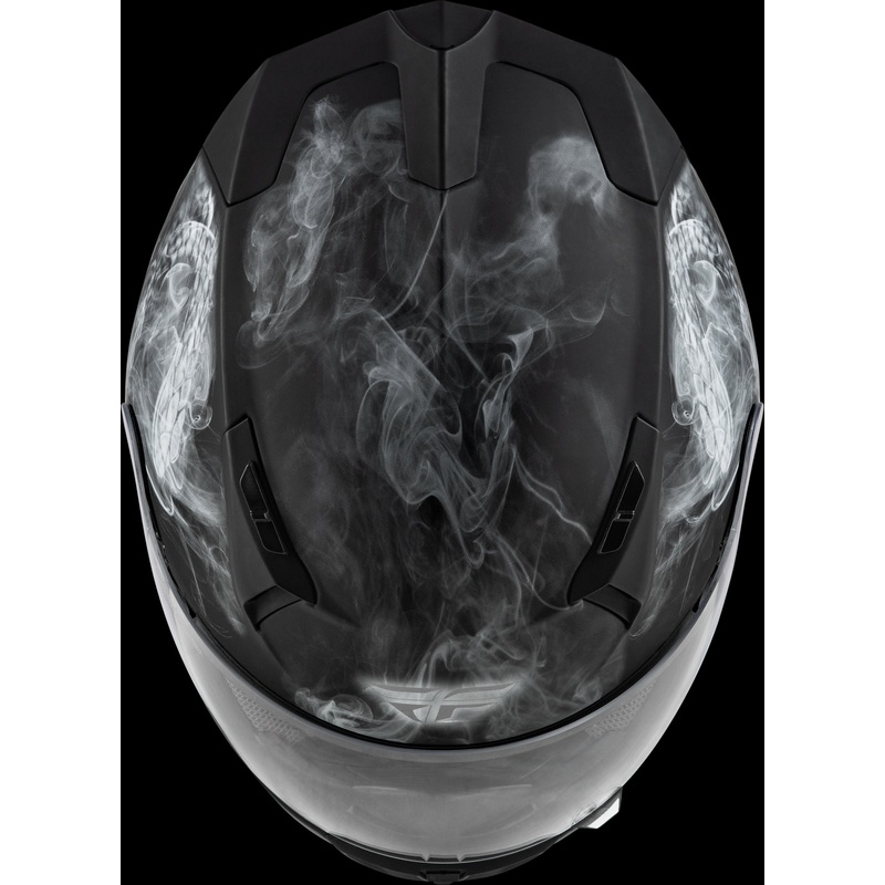FLY RACING Revolt Coil Helmet Matte Black/White Lg