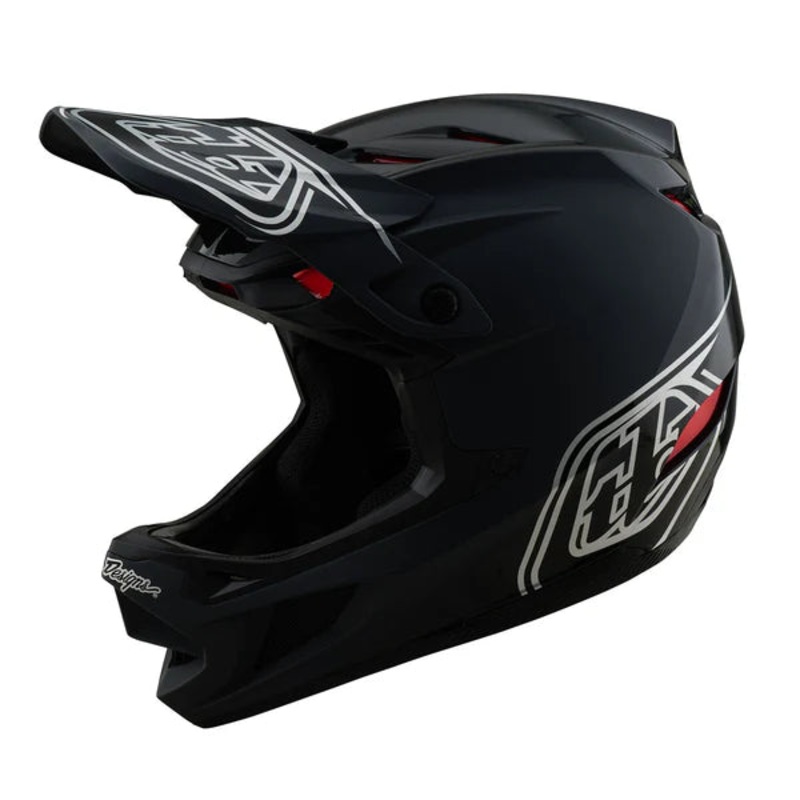 Troy Lee Design D4 Composite Helmet Shadow Black Sm
