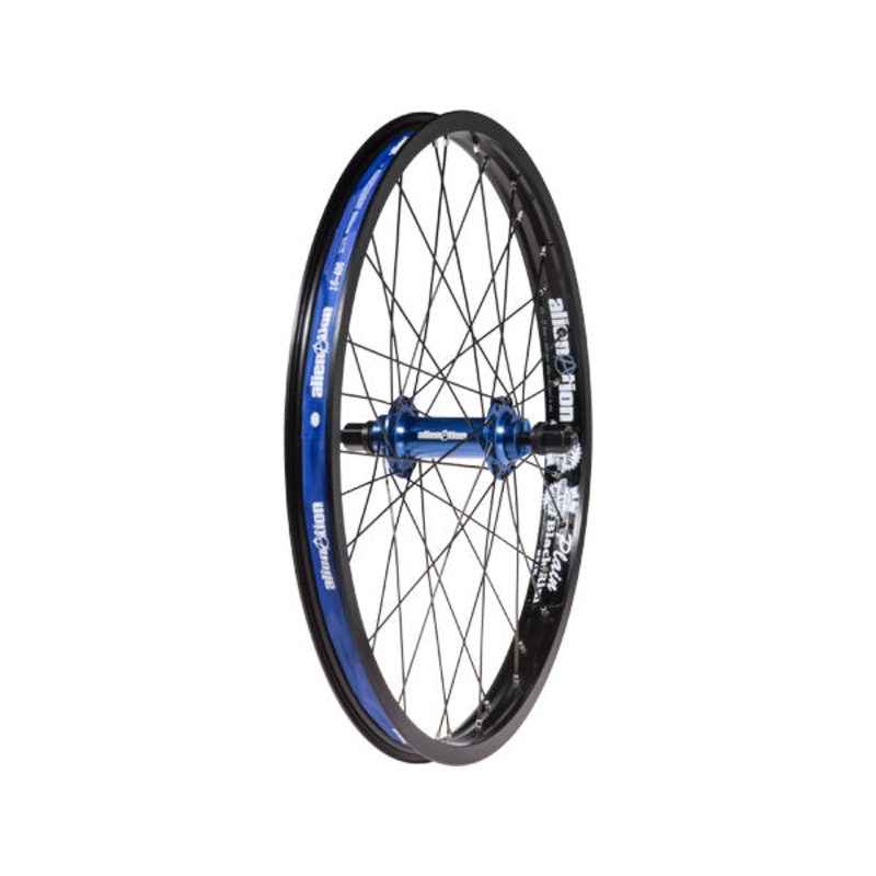 Alienation Axis Pro BMX Freestyle Wheel-Front-20×1.75″ Black