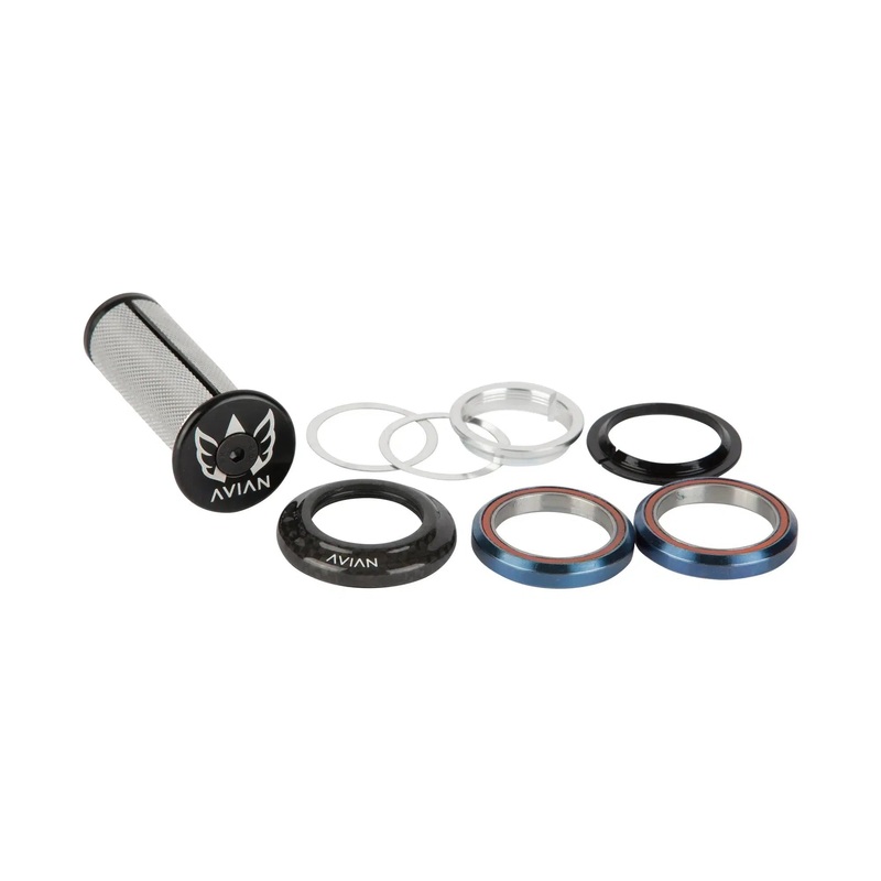 Avian Carbon Integrated Headset 1-1/8 Inch Black 8mm