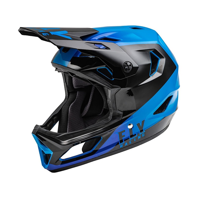 FLY RACING RAYCE HELMET – BLUE/BLACK YL