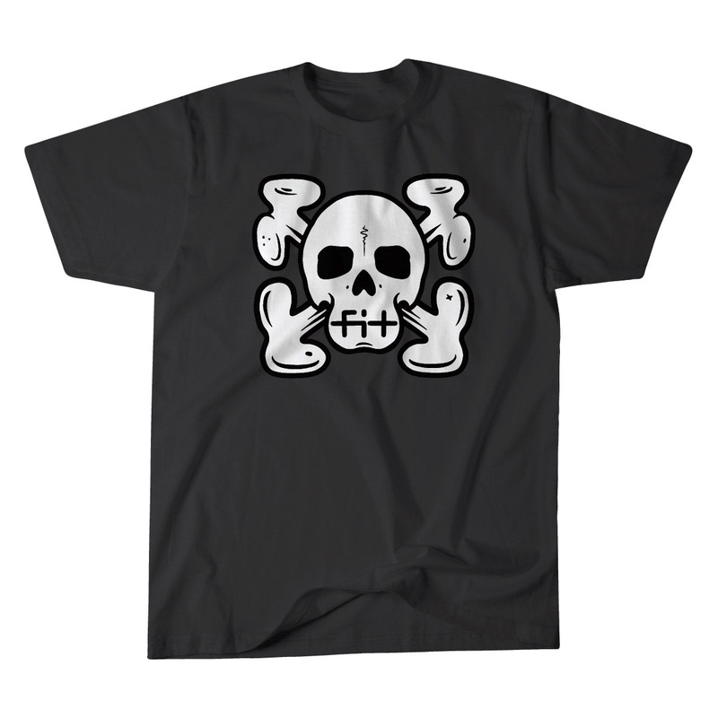 FIT Skull T  Black Large