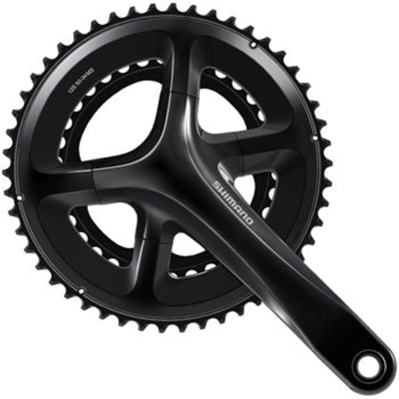 105 FC-RS520 Crankset – 170mm 12-Speed 50/34t 110 Asymmetric BCD Hollowtech II Spindle Interface BLK