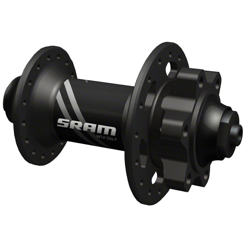 506 Front Hub – QR x 100mm, 6-Bolt, Black, 32h