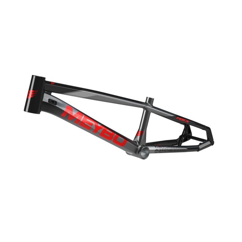 Meybo Hsx Alloy BMX Race Frame 2025-Black/Red/Grey Expert XL