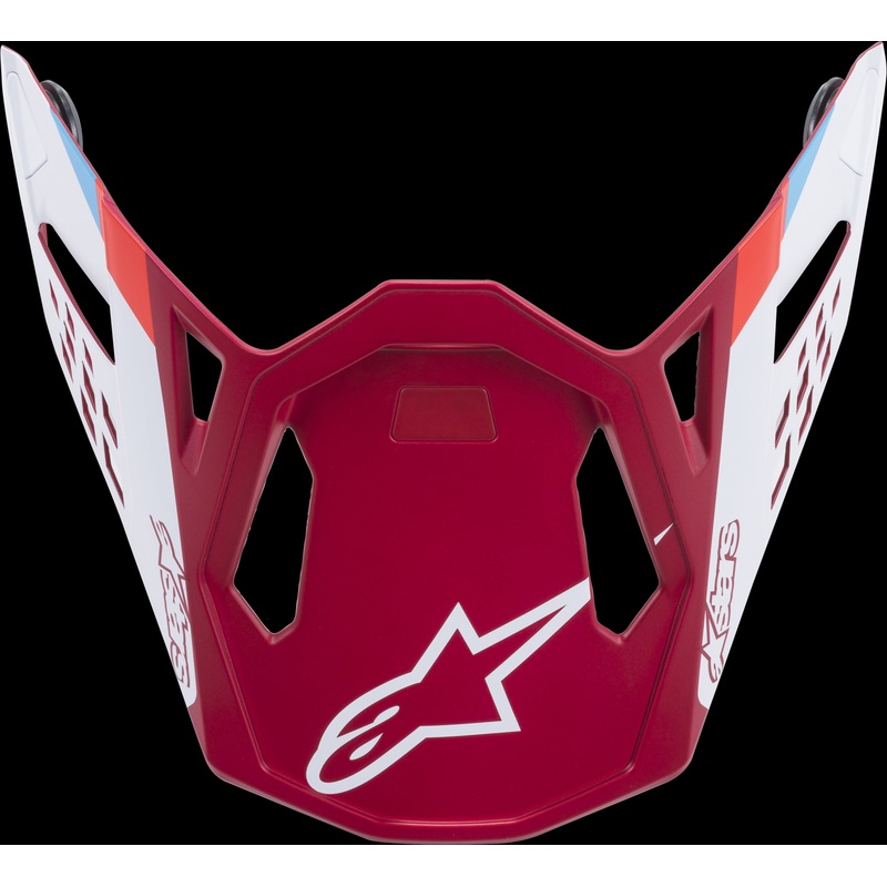 ALPINESTARS M8/M10 Helmet Visor Red/White
