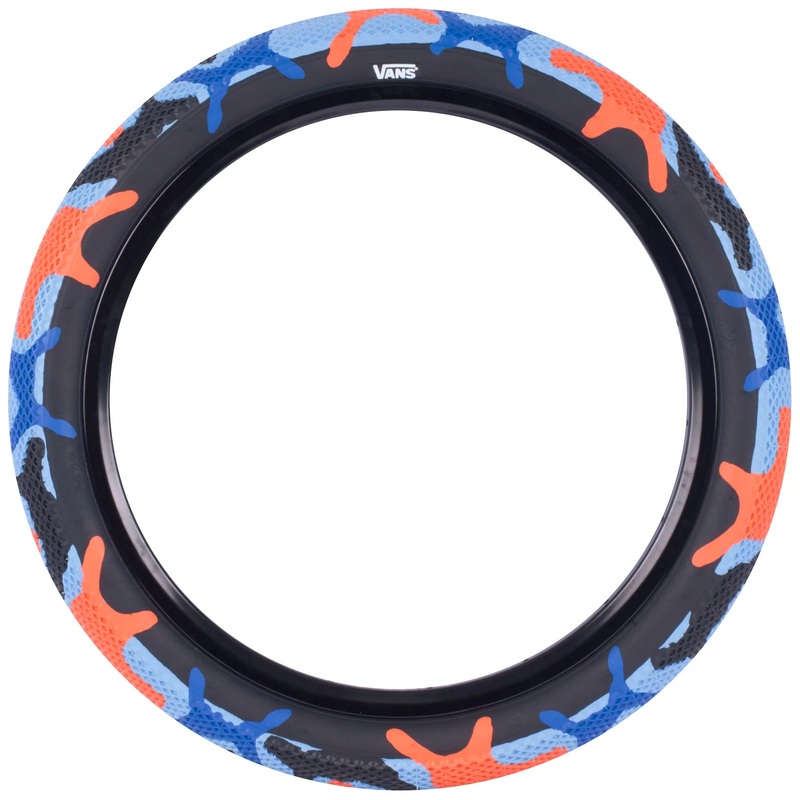 Cult Vans 16″ Tire Blue Orange Camo 16 x 2.30″