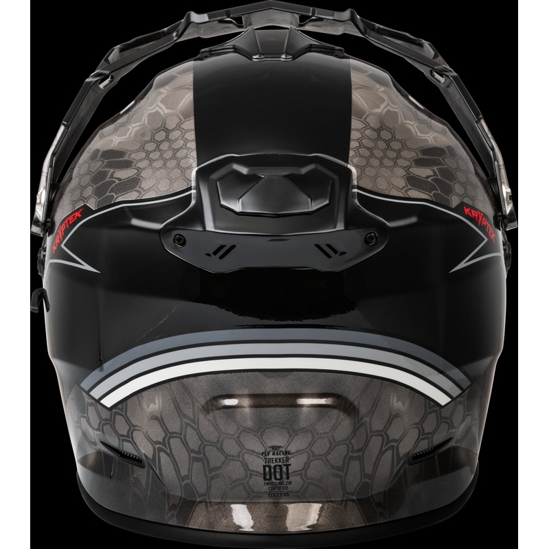 FLY RACING Trekker Cw Conceal Helmet Dual Shld Black/Grey/White Sm