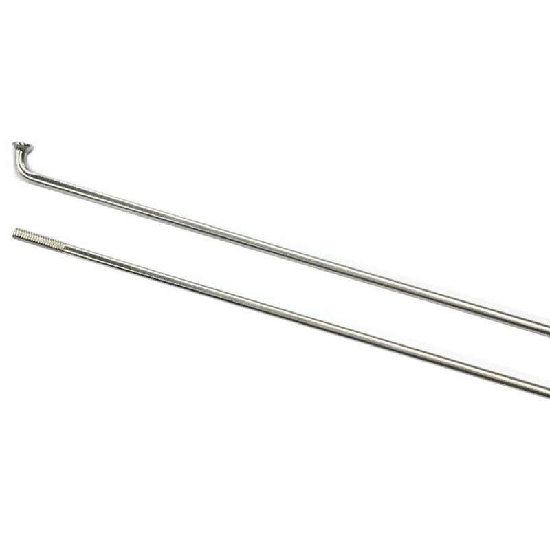 MISSION STAINLESS STEEL SPOKE FOR 20″ WHEELS (POLISHED) Polished – 180mm No Nipple Needed