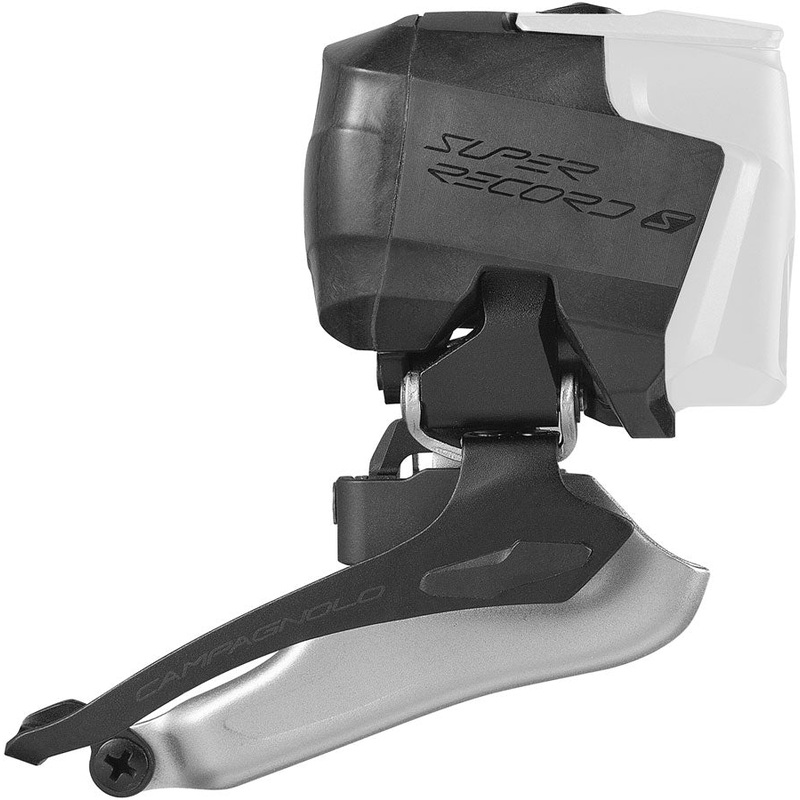 Super Record S Wireless Front Derailleur – 12-Speed Braze-On Battery Sold Separate BLK