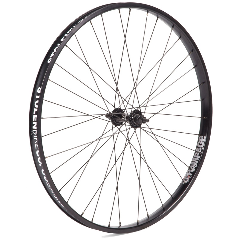 26″ RAMPAGE WHEELS Black 26″ Front