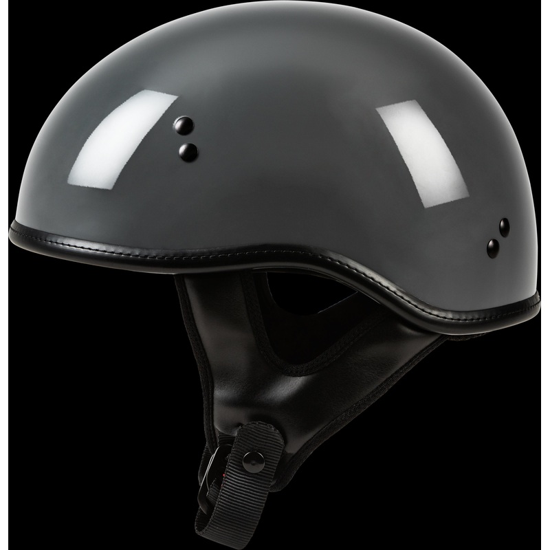 HIGHWAY 21 .357 Solid Half Helmet Grey Xl