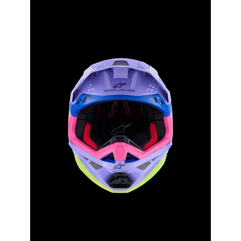 ALPINESTARS S-M10 Jett Lawrence R01 Helmet Purple/Pink Fluo/Yellow Fluo Large