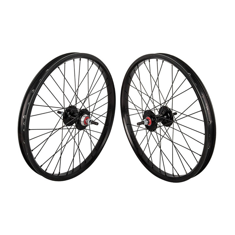 Black Ops DW 1.1 BMX Freestyle Wheelset-20″ Black