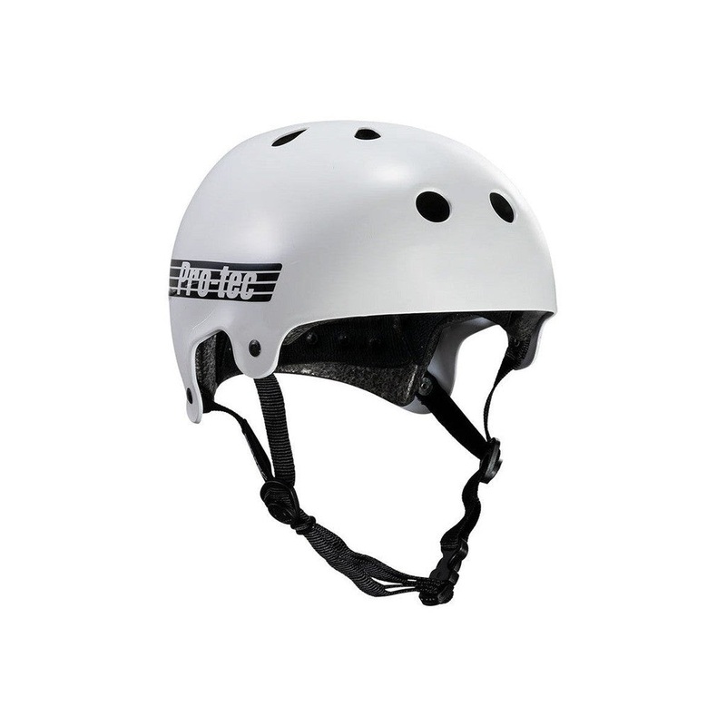 Protec Old School Certified Helmet -/Gloss White Gloss White L