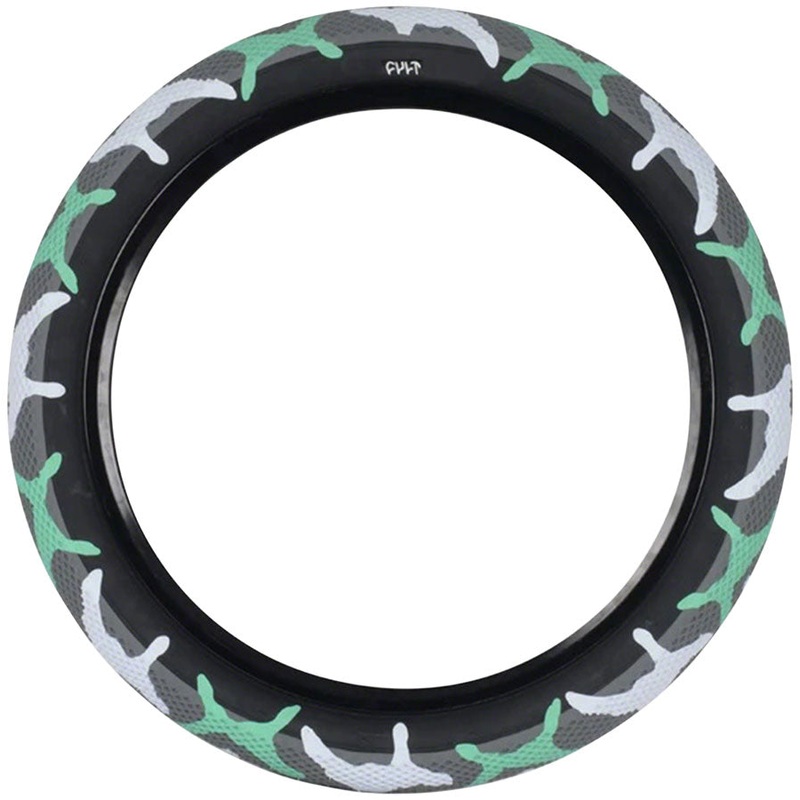 Cult X Vans Tire – 20 x 2.4 Clincher Wire Teal Camo/Black