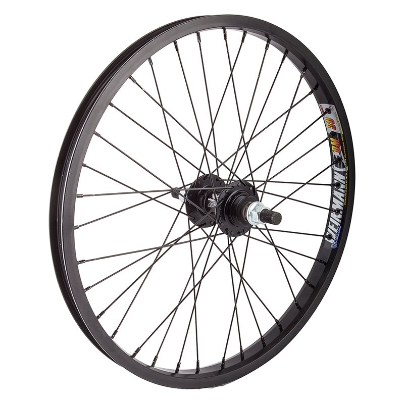 20″ Weinmann DM30 Double Wall Rear Wheel – 14mm – Flip-Flop – Black