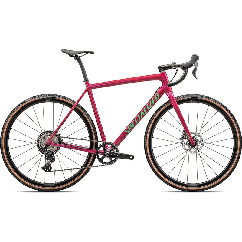 Specialized 2024 crux comp GLOSS VIVID PINK/ELECTRIC GREEN 49
