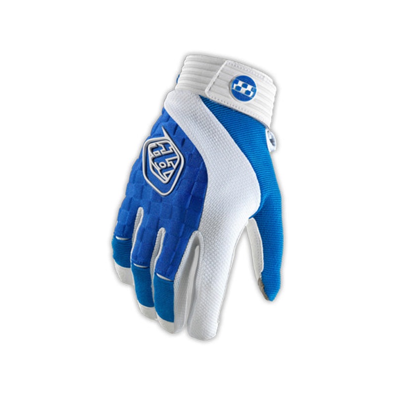 Troy Lee Sprint BMX Race Gloves-Blue/White Youth X-Small (3)