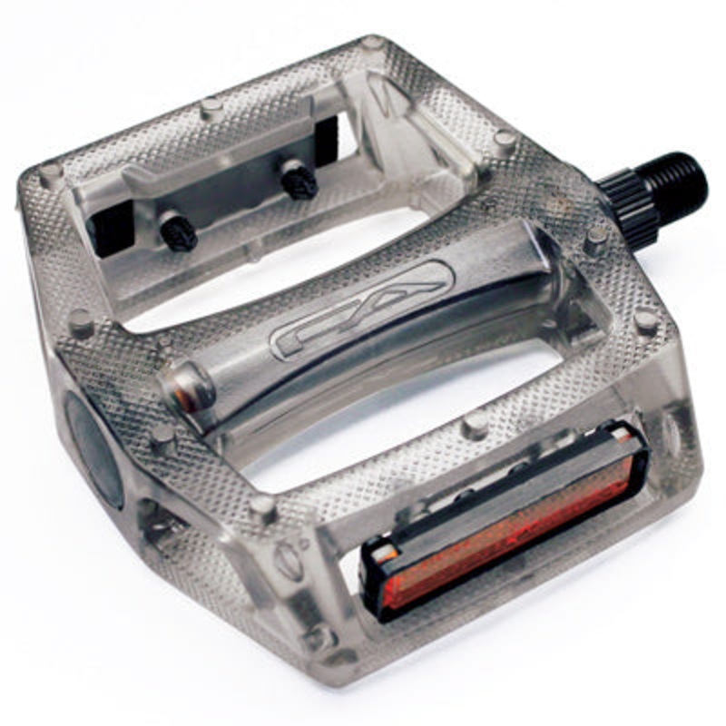 F/A Pedal,* Poly 9/16”,Smoke Translucent Poly Platform Free Agent Pedals NA Smoke