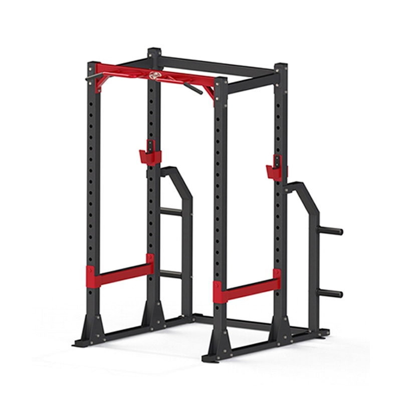 Compact Power Cage – Muscle D Fitness – Adjustable Squat Rack – Gym Storage – Chin up Bar – Home Gym