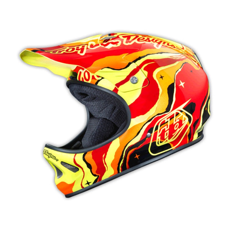 Troy Lee 2015 D2 Helmet-Galaxy Red X-Small/Small
