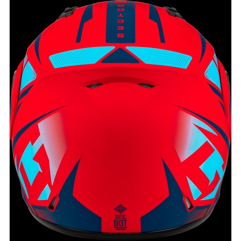 GMAX Md-04 Sector Helmet Matte Red/Blue 3x
