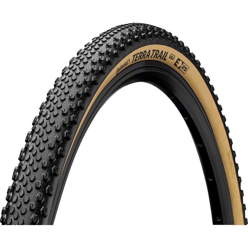 Continental Terra Trail Tire – 700 x 35, Tubeless, Folding, Black/Cream, PureGrip, ShieldWall System, E25